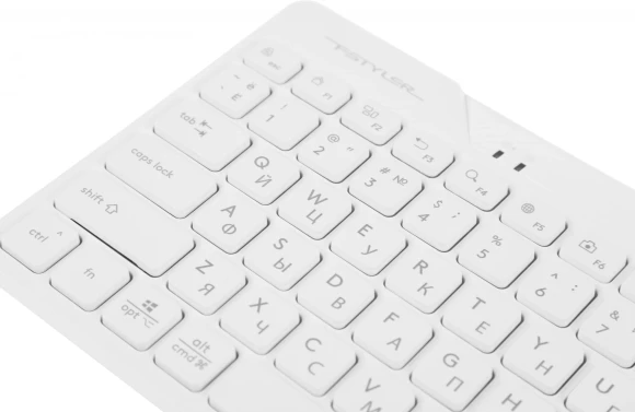 Клавиатура A4Tech FBK27C AS белый USB беспроводная BT/Radio slim Multimedia
