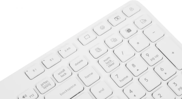 Клавиатура A4Tech FBK27C AS белый USB беспроводная BT/Radio slim Multimedia