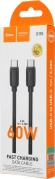 Кабель Hoco X115 51998 USB Type-C (m)-USB Type-C (m) 1м черный Кабель Hoco X115 51998 USB Type-C (m)-USB Type-C (m) 1м черный