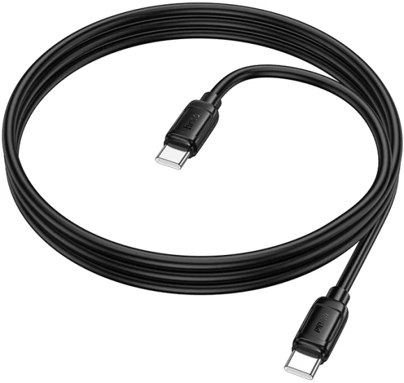 Кабель Hoco X115 51998 USB Type-C (m)-USB Type-C (m) 1м черный Кабель Hoco X115 51998 USB Type-C (m)-USB Type-C (m) 1м черный