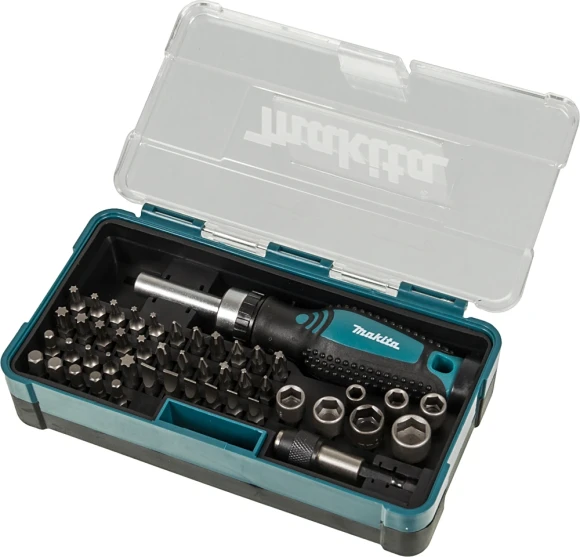 Отвертка Makita B-36170 в компл.:47 предметов жесткий кейс
