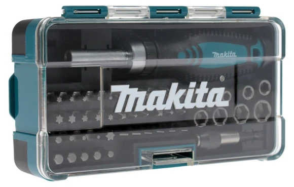 Отвертка Makita B-36170 в компл.:47 предметов жесткий кейс
