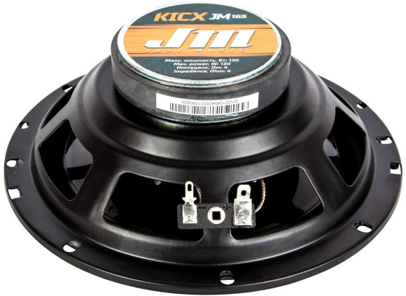 Колонки автомобильные Kicx JM-165 130Вт 89дБ 4Ом 16.5см (6 1/2дюйм) (ком.:2кол.) коаксиальные трехполосные Колонки автомобильные Kicx JM-165 130Вт 89дБ 4Ом 16.5см (6 1/2дюйм) (ком.:2кол.) коаксиальные трехполосные