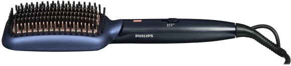 Расческа-выпрямитель Philips BHH885/00 черный/фиолетовый макс.темп.:200С покрытие:керамическое