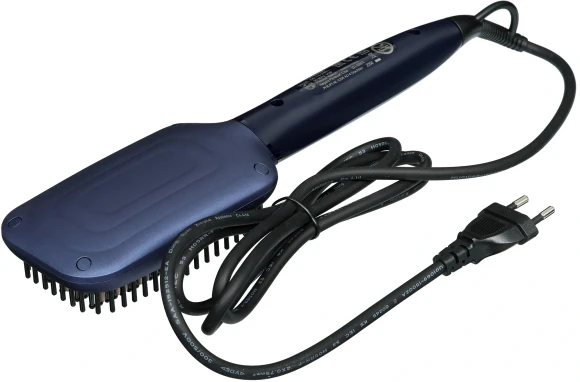 Расческа-выпрямитель Philips BHH885/00 черный/фиолетовый макс.темп.:200С покрытие:керамическое