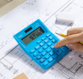 Калькулятор настольный Deli E1122/BLUE синий 12-разр. Калькулятор настольный Deli E1122/BLUE синий 12-разр.