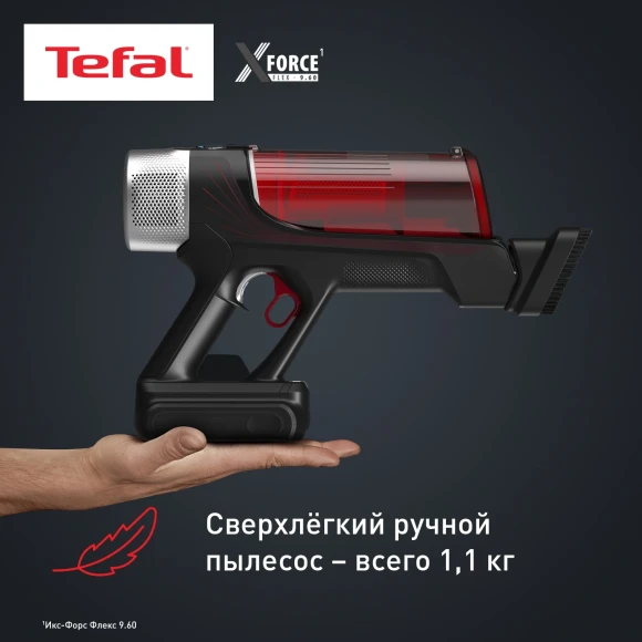 Пылесос Tefal X-Force Flex TY2079WO 250Вт черный/красный Пылесос Tefal X-Force Flex TY2079WO 250Вт черный/красный