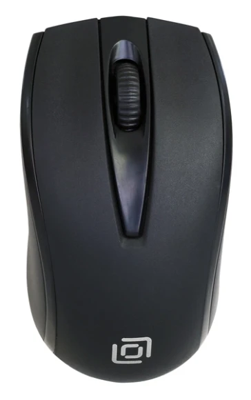 Мышь Оклик 325M черный оптическая 1200dpi USB для ноутбука 3but (1091340)