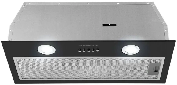 Вытяжка встраиваемая Maunfeld THAMES 601PM черный управление: кнопочное (1 мотор)
