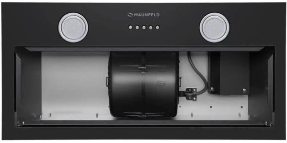 Вытяжка встраиваемая Maunfeld THAMES 601PM черный управление: кнопочное (1 мотор)
