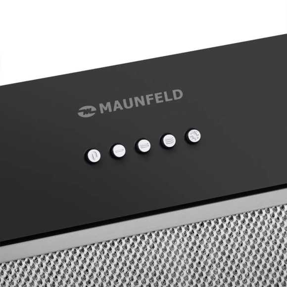 Вытяжка встраиваемая Maunfeld THAMES 601PM черный управление: кнопочное (1 мотор)