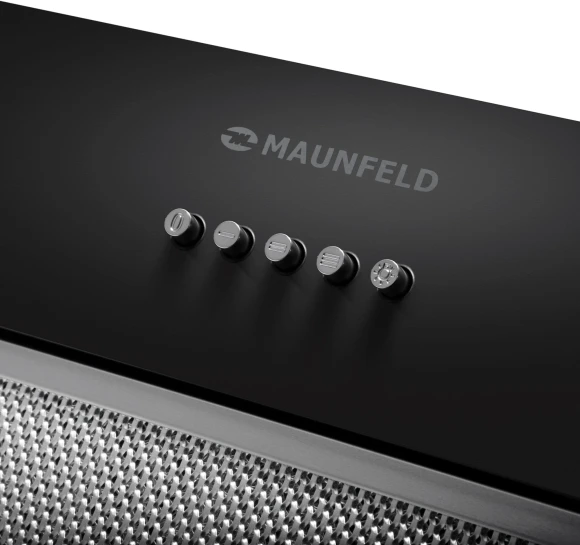Вытяжка встраиваемая Maunfeld THAMES 601PM черный управление: кнопочное (1 мотор)