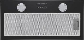 Вытяжка встраиваемая Maunfeld THAMES 601PM черный управление: кнопочное (1 мотор)