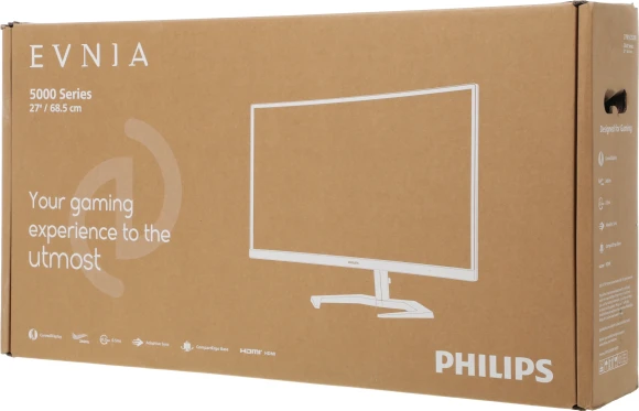 Монитор Philips 27" 27M1C5200W/00 черный VA LED 0.5ms 16:9 HDMI матовая HAS Piv 300cd 178гр/178гр 1920x1080 240Hz DP FHD 5.61кг Монитор Philips 27" 27M1C5200W/00 черный VA LED 0.5ms 16:9 HDMI матовая HAS Piv 300cd 178гр/178гр 1920x1080 240Hz DP FHD 5.61кг