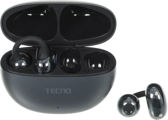 Гарнитура внутриканальные Tecno OW01 серый беспроводные bluetooth клипса (OW01 GREY) Гарнитура внутриканальные Tecno OW01 серый беспроводные bluetooth клипса (OW01 GREY)