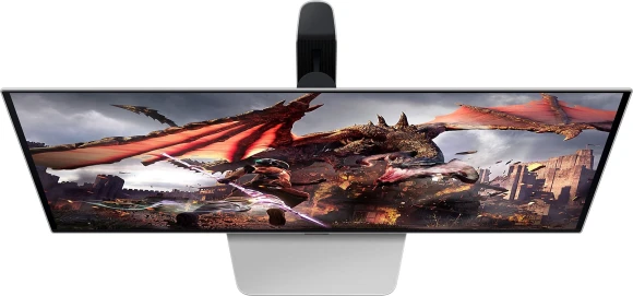 Монитор Samsung 32" Odyssey OLED G8 LS32DG800SIXCI серебристый OLED LED 16:9 HDMI M/M TV матовая HAS Piv 250cd 178гр/178гр 3840x2160 240Hz FreeSync Premium Pro DP 4K USB 8.4кг