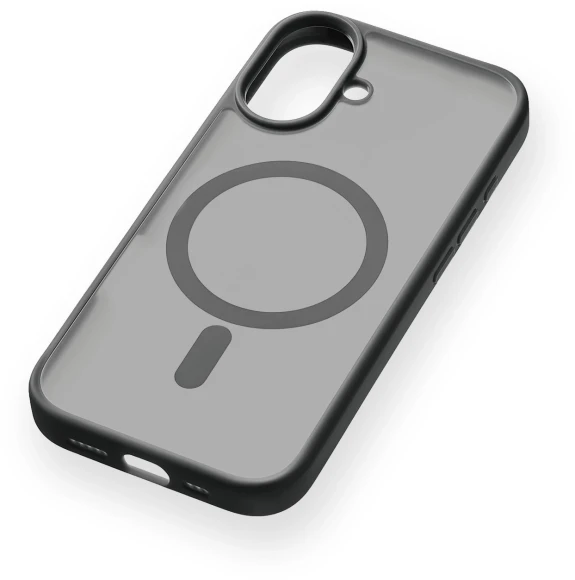 Чехол (клип-кейс) uBear для Apple iPhone 16 Cloud with MagSafe черный (CS427BL61MT-I24M) Чехол (клип-кейс) uBear для Apple iPhone 16 Cloud with MagSafe черный (CS427BL61MT-I24M)