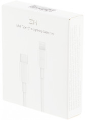 Кабель ZMI AL870C USB Type-C (m)-Lightning (m) 1м белый Кабель ZMI AL870C USB Type-C (m)-Lightning (m) 1м белый