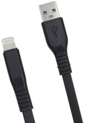 Кабель Premier 6-703RL45 2.0BK USB (m)-Lightning (m) 2м черный пакет Кабель Premier 6-703RL45 2.0BK USB (m)-Lightning (m) 2м черный пакет