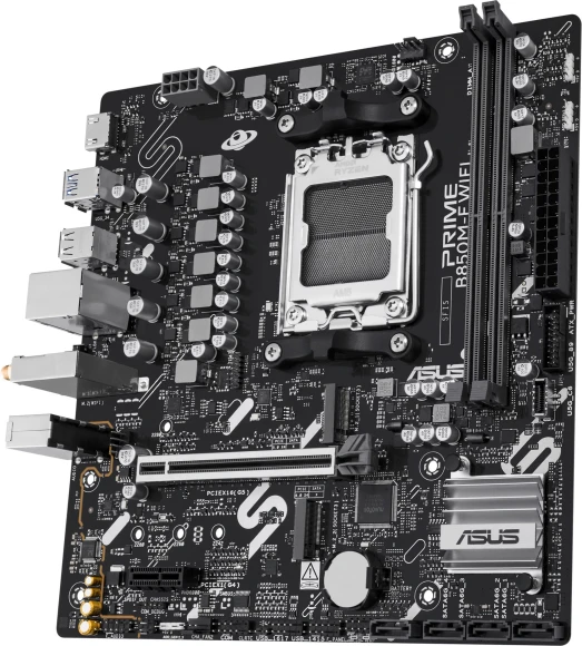Материнская плата Asus PRIME B850M-F WIFI Socket AM5 AMD B850 2xDDR5 mATX AC`97 8ch(7.1) GbLAN RAID+VGA+HDMI