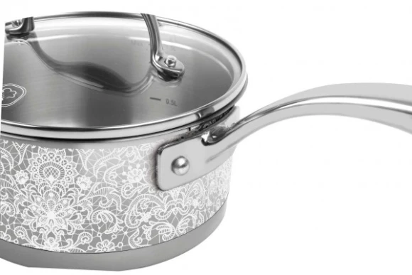 Ковш Rondell Ajour RDS-1052 1.5л. d=16см (с крышкой) стальной