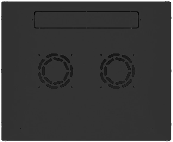 Шкаф коммутационный NTSS Lime (NTSS-WL6U5535GS-BL) настенный 6U 550x350мм пер.дв.стекл несъемн.бок.пан. 30кг черный 270мм 8.4кг 110град. 370мм IP20 сталь