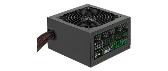 Блок питания Aerocool ATX 600W KCAS PLUS 600 80+ bronze 24pin APFC 120mm fan 7xSATA RTL