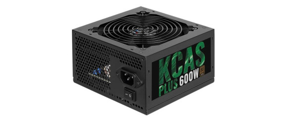 Блок питания Aerocool ATX 600W KCAS PLUS 600 80+ bronze 24pin APFC 120mm fan 7xSATA RTL