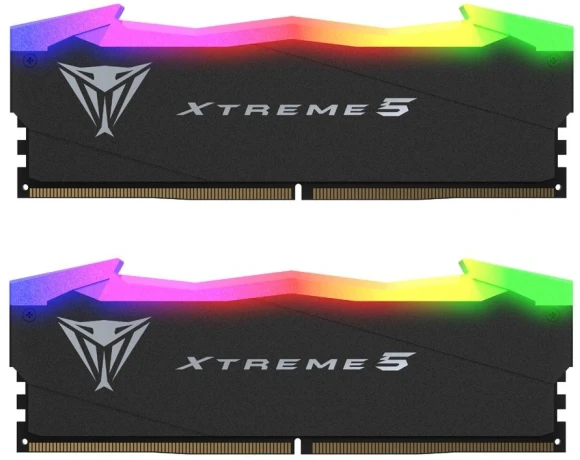 Память DDR5 2x24GB 8000MHz Patriot PVXR548G80C38K Viper Xtreme 5 RGB RTL Gaming PC5-64000 CL38 DIMM 288-pin 1.45В с радиатором Ret Память DDR5 2x24GB 8000MHz Patriot PVXR548G80C38K Viper Xtreme 5 RGB RTL Gaming PC5-64000 CL38 DIMM 288-pin 1.45В с радиатором Ret