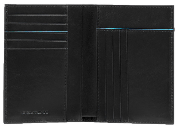 Кошелек мужской Piquadro Blue Square Revamp PU1393B2VR/N черный натур.кожа