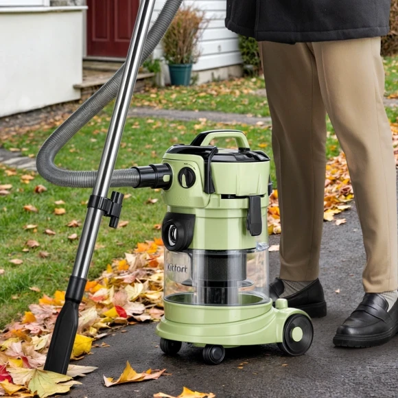 Пылесос Kitfort КТ-5194 1000Вт зеленый/черный