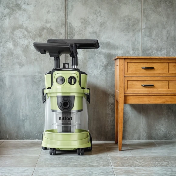 Пылесос Kitfort КТ-5194 1000Вт зеленый/черный
