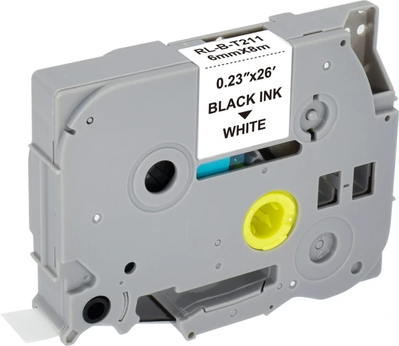 Картридж ленточный Cactus CS-TZE211 TZe-211 черный на белом 6x8 для Brother 1010/1280/1280VP/2700VP Картридж ленточный Cactus CS-TZE211 TZe-211 черный на белом 6x8 для Brother 1010/1280/1280VP/2700VP