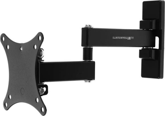 Кронштейн для телевизора Ultramounts UM875 черный 13"-27" макс.20кг настенный поворот и наклон Кронштейн для телевизора Ultramounts UM875 черный 13"-27" макс.20кг настенный поворот и наклон