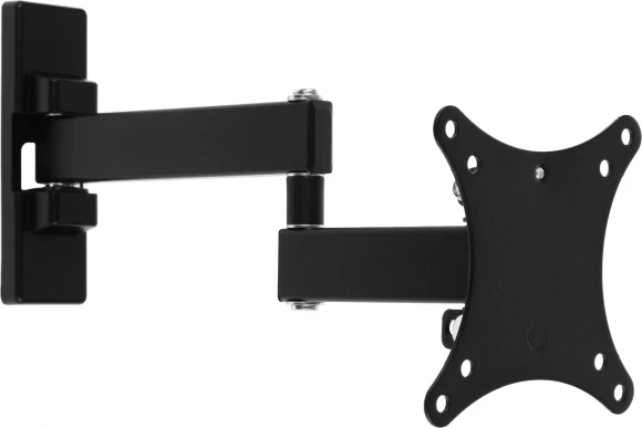 Кронштейн для телевизора Ultramounts UM875 черный 13"-27" макс.20кг настенный поворот и наклон Кронштейн для телевизора Ultramounts UM875 черный 13"-27" макс.20кг настенный поворот и наклон