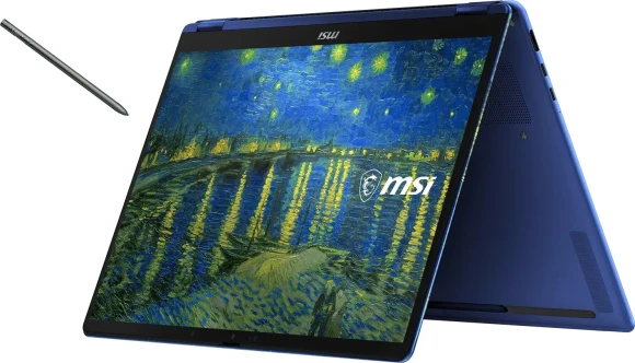 Ноутбук MSI Prestige 14 Flip AI+ The Starry Night-400RUY Core Ultra X9 378H 32Gb SSD1Tb Intel Arc B390 14" OLED Touch FHD+ (1920x1200) Windows 11 Pro picture WiFi BT Cam (9S7-14T235-400)