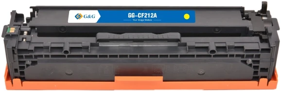 Картридж лазерный G&G GG-CF212A желтый (1800стр.) для HP HP LJ Pro 200 color Printer M251n/nw/MFP M276n/nw, Canon LBP-7100Cn/7110Cw с чипом Canon