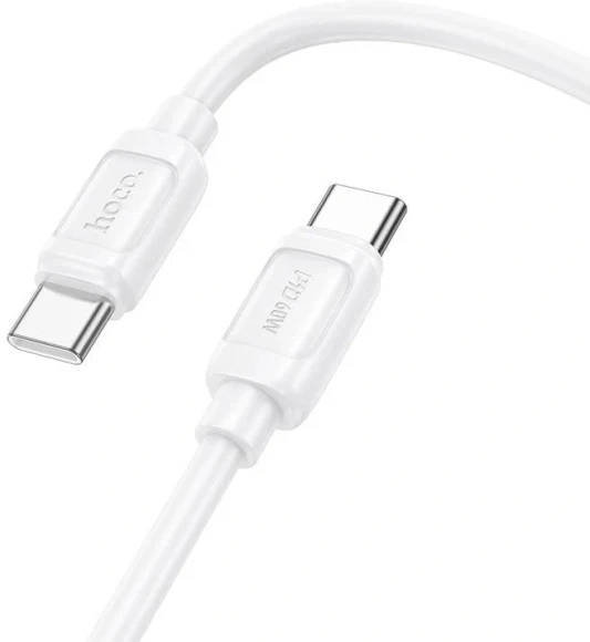 Кабель Hoco X115 52001 USB Type-C (m)-USB Type-C (m) 1м белый