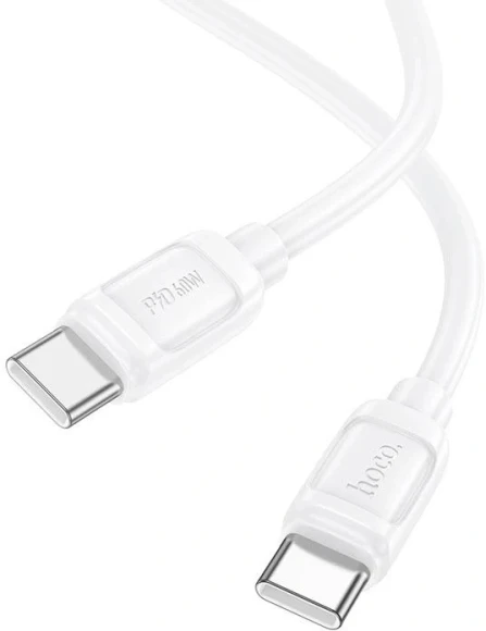 Кабель Hoco X115 52001 USB Type-C (m)-USB Type-C (m) 1м белый