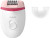Эпилятор Philips BRE235/00 скор.:2 насад.:1 от электр.сети белый/розовый