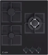 Газовая варочная поверхность Lex GVG 434 BBL черный Газовая варочная поверхность Lex GVG 434 BBL черный