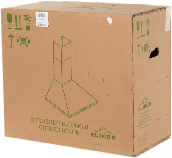 Вытяжка каминная Elikor Вента 60Н-650-К3Д нержавеющая сталь управление: кнопочное (1 мотор) Вытяжка каминная Elikor Вента 60Н-650-К3Д нержавеющая сталь управление: кнопочное (1 мотор)