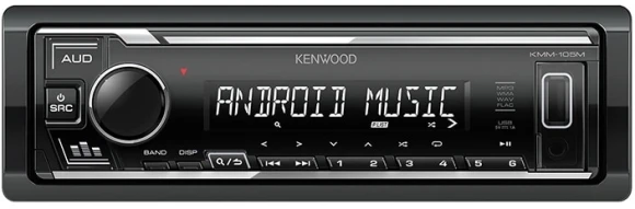 Автомагнитола Kenwood KMM-105M 1DIN 4x50Вт USB 2.0 AUX 3 RDS