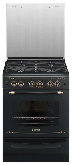 Плита Газовая Gefest ПГ 6100-02 0183 черный (стеклянная крышка) реш.чугун Плита Газовая Gefest ПГ 6100-02 0183 черный (стеклянная крышка) реш.чугун