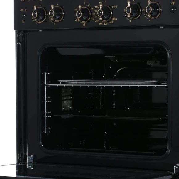 Плита Газовая Gefest ПГ 6100-02 0183 черный (стеклянная крышка) реш.чугун Плита Газовая Gefest ПГ 6100-02 0183 черный (стеклянная крышка) реш.чугун