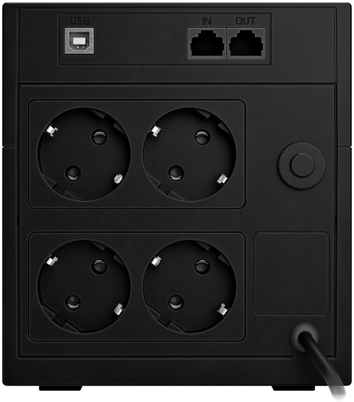 Источник бесперебойного питания Powercom Raptor Plus RPT650IU 390Вт 650ВА черный