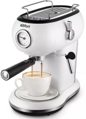 Кофеварка рожковая Kitfort КТ-7219 1100Вт белый Кофеварка рожковая Kitfort КТ-7219 1100Вт белый