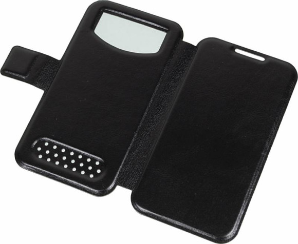 Чехол (флип-кейс) Redline для универсальный 4.2-5" iBox Universal черный (УТ000004630)