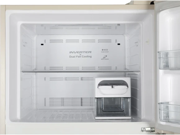 Холодильник Hitachi HRTN7489DF BEGCS 2-хкамерн. бежевый глянц. инвертер