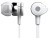 Гарнитура внутриканальные Оклик HS-S-210 1.2м белый проводные в ушной раковине (D1W)